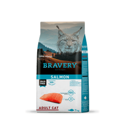 BRAVERY CAT SALMON ADULTO 7KG