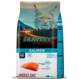 BRAVERY CAT SALMON ADULTO 2KG